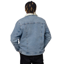 Load image into Gallery viewer, Unisex denim sherpa jacket
